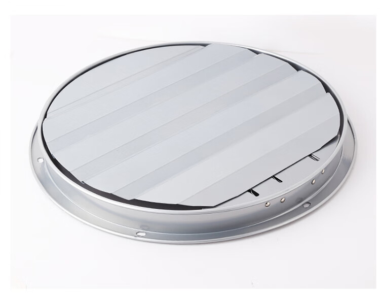 抽风机百叶窗排气扇圆形防雨防虫百叶罩圆形防护罩自垂出风口风帽 16