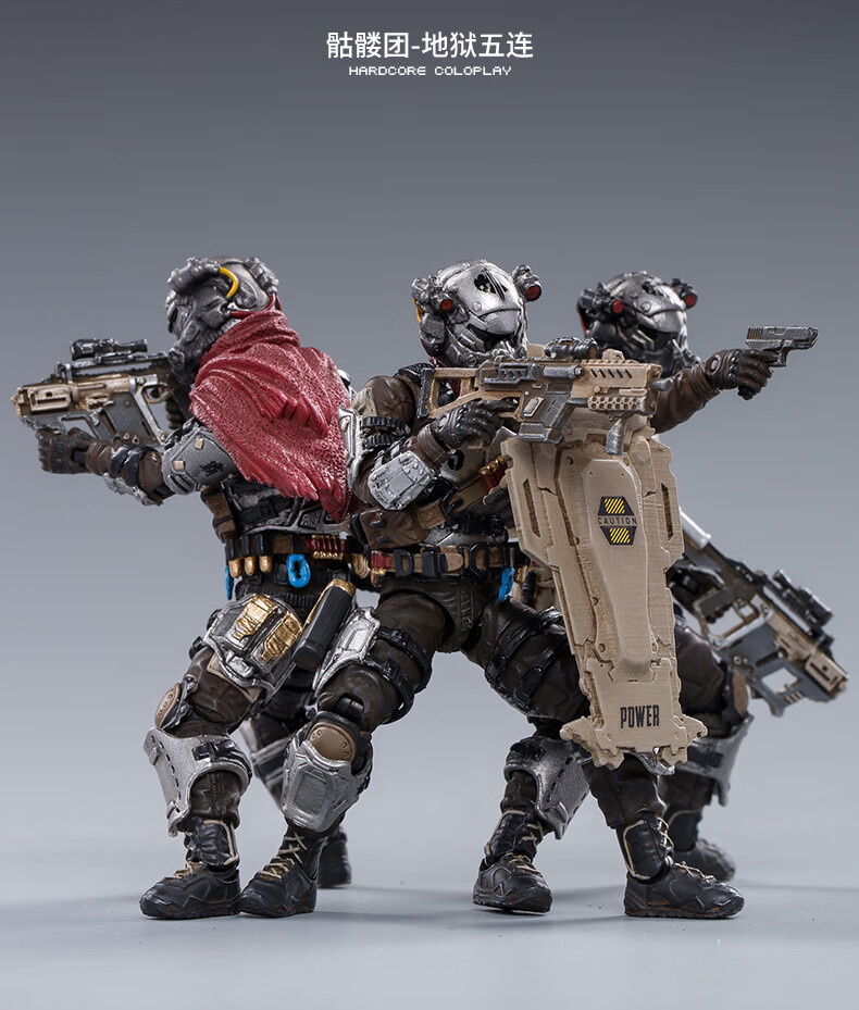 万代(bandai)同款1:18兵人模型套装特种部队机甲军兵3.