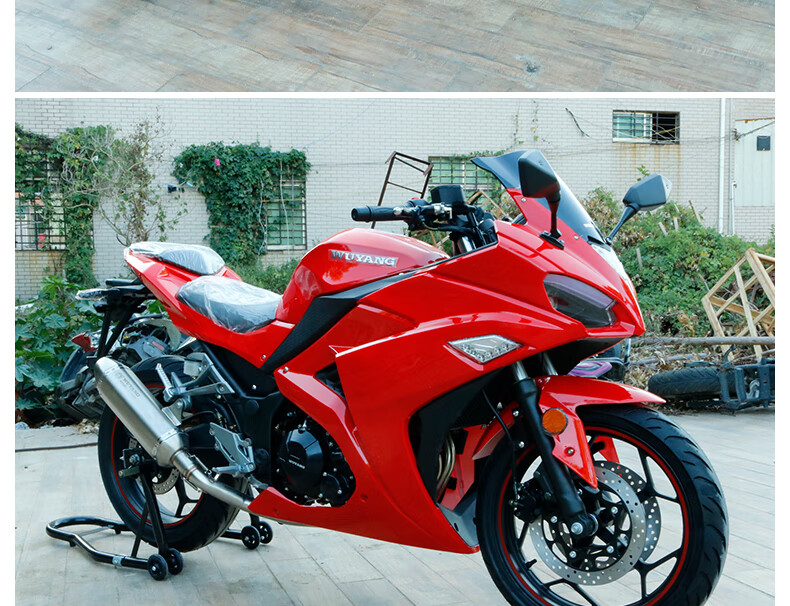 摩托车跑车国产杜卡迪机车五羊f7重型趴赛公路赛车400cc双缸水冷200cc