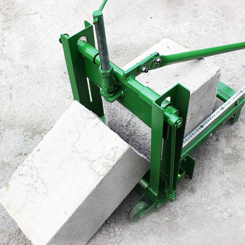 手动液压切砖机 加气砖加气块 轻质砖切割机 泡沫砖切砖机 25型2吨 可