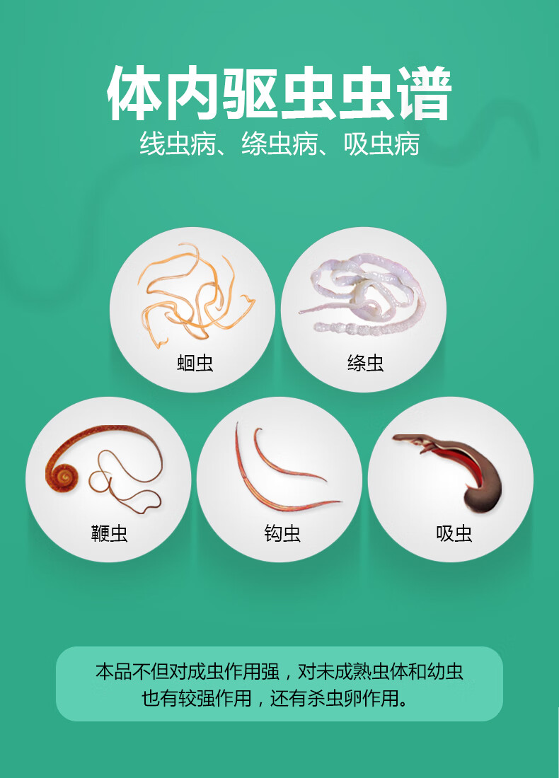 小宠 宠物狗狗猫咪体内驱虫药除蛔虫绦虫 【4kg以下宠物用】体内驱虫