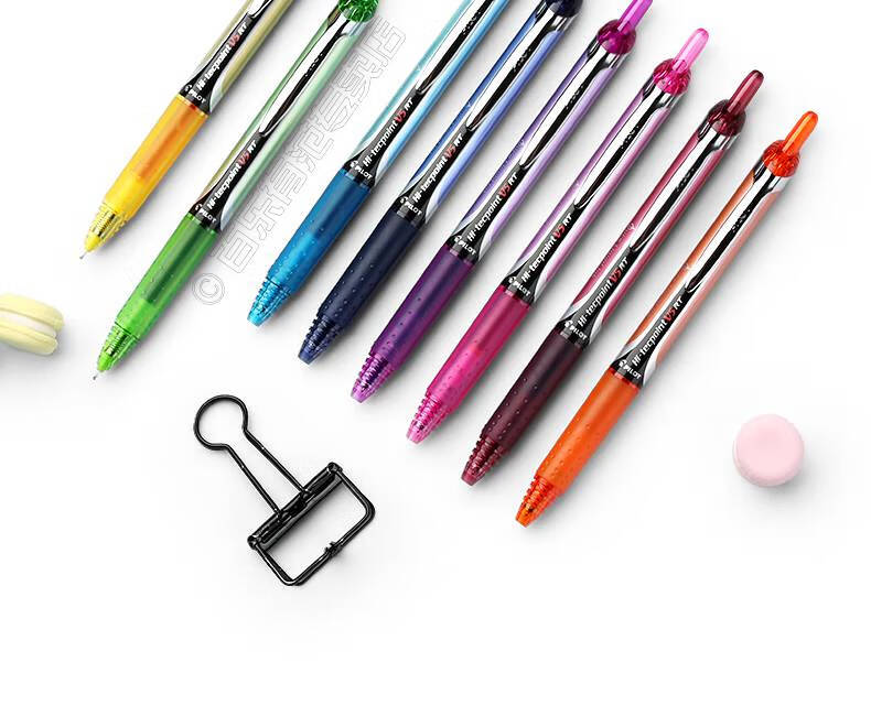 百乐(pilot)日本/v7限定版樱花东京风景按动中性笔学生考试专用签字