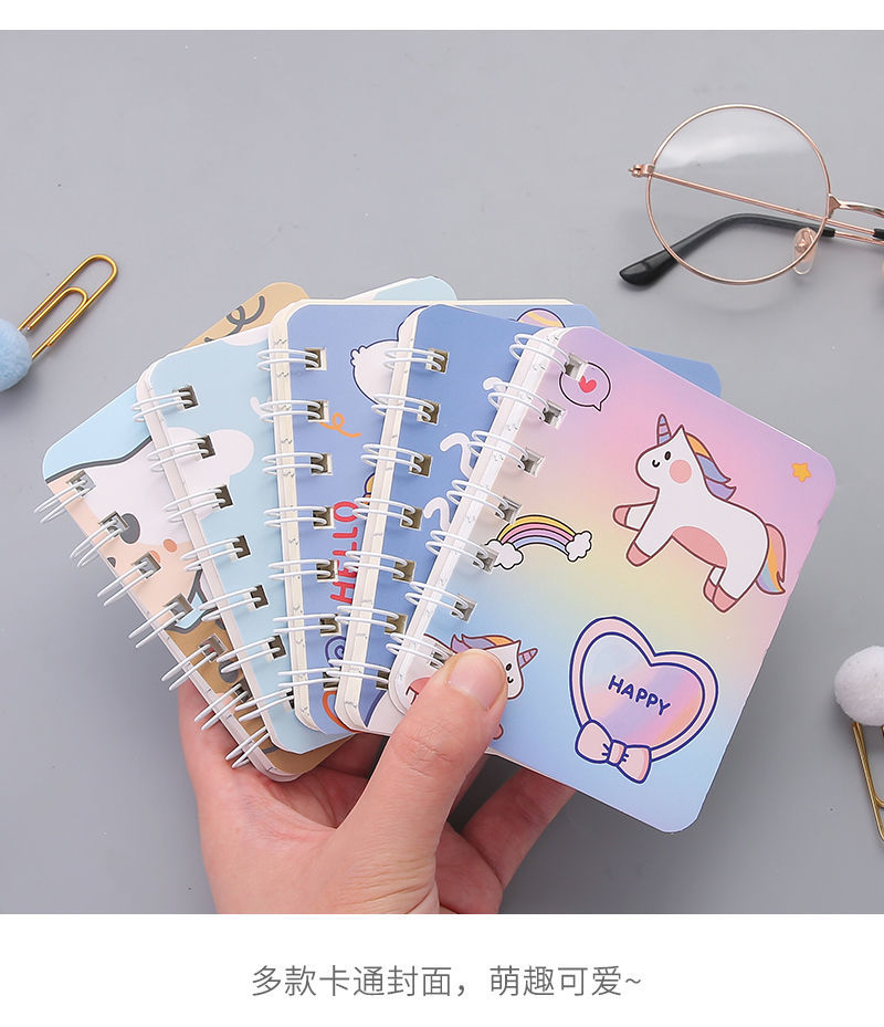 fghgf迷你小本子便携随身小号口袋本可爱卡通记事本小巧记作业笔记本