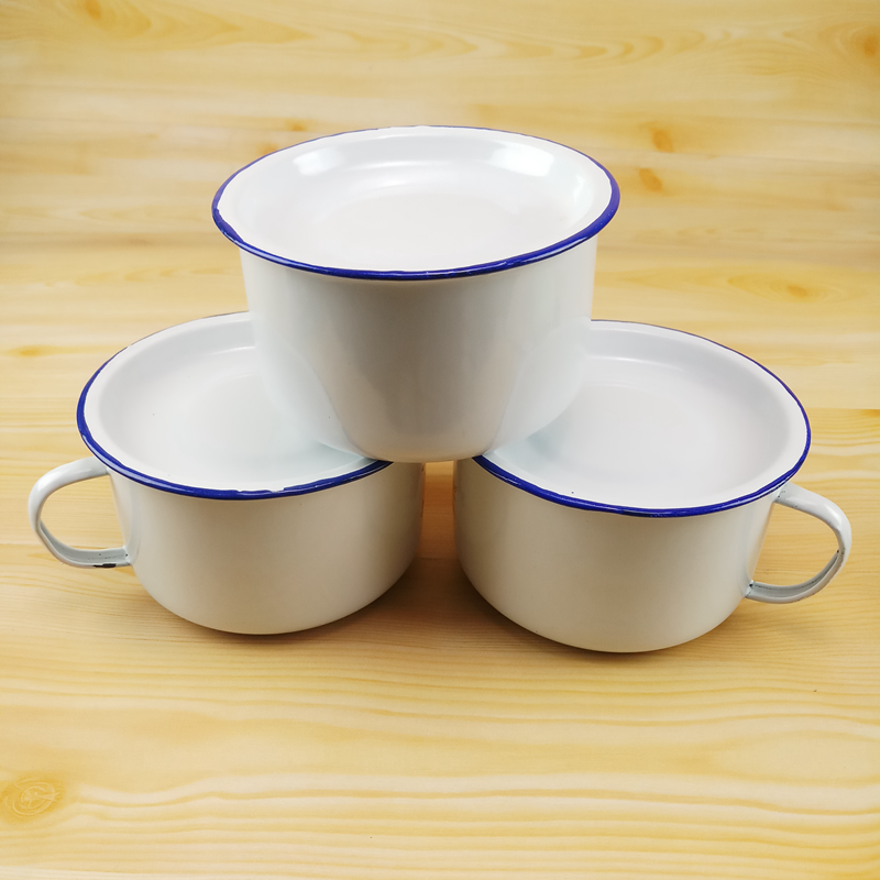 大茶缸子特大号老式搪瓷缸子泡茶快餐杯大容量饭盒学生加厚泡面碗带盖