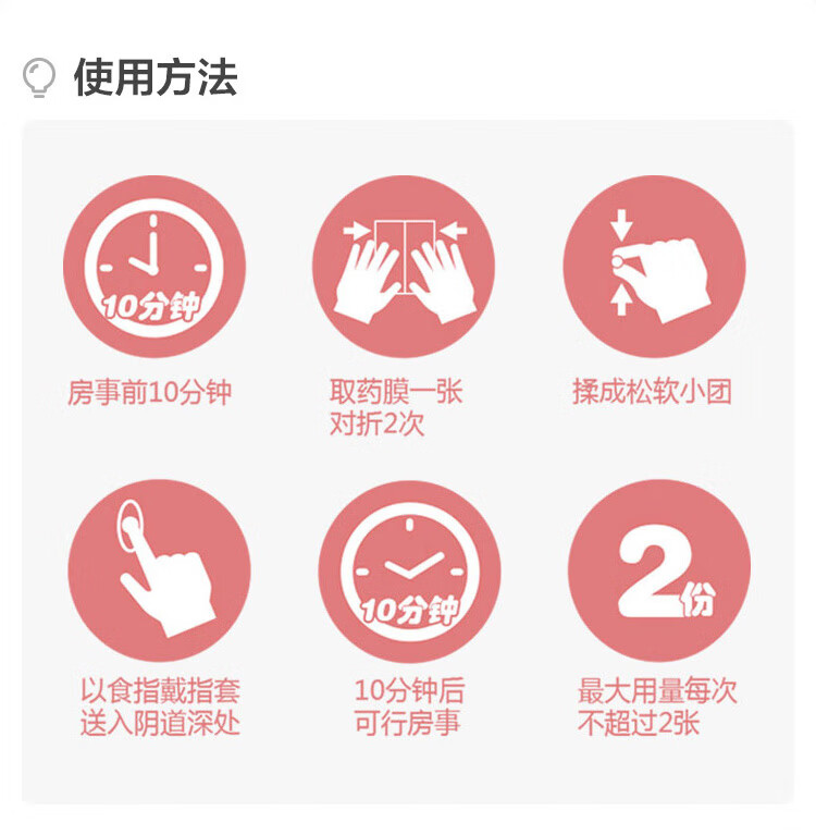 8】爱爱迷 壬苯醇醚膜 10张/盒 避孕膜女性避孕外用避孕短效避孕 1