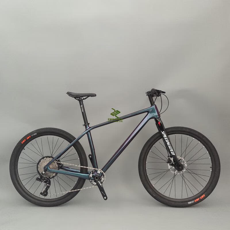 平把公路车碳纤维diy组装山马自行车平把公路车油刹制动碳纤维车架