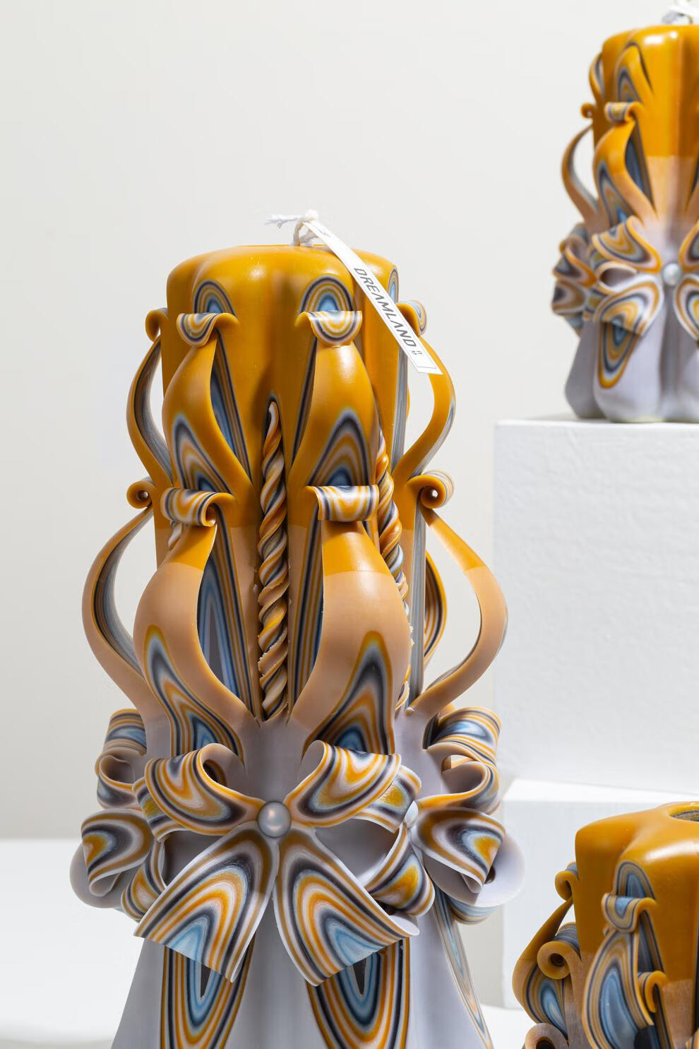 德国雕花蜡烛 德国雕花蜡烛手工艺术品生日送女友雕刻室内表白礼物