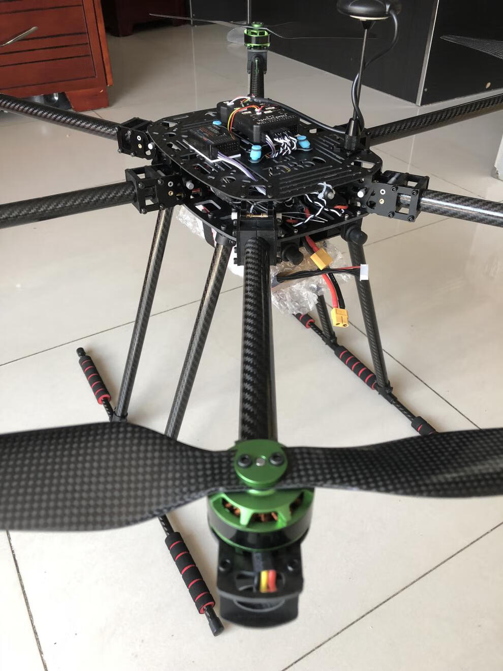 【保价30天】zd850六轴套机到手飞 pix飞控 全碳纤无人机 大六轴多