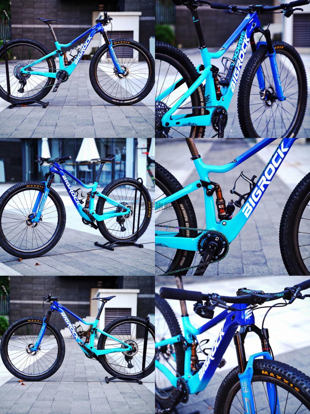 xc软尾山地车29寸软尾山地车碳纤维软尾xc林道避震车气叉气胆桶轴越野