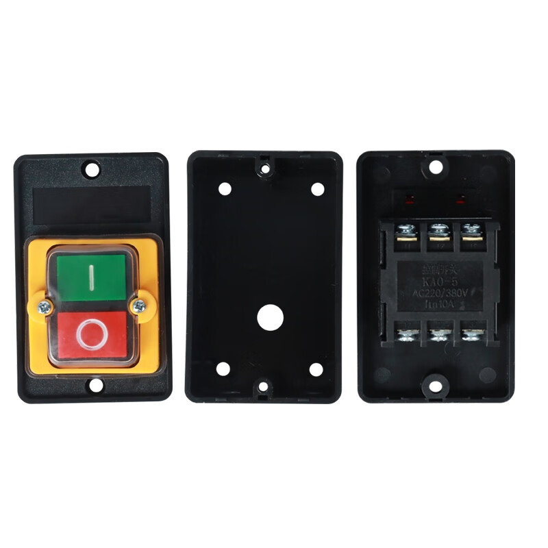 恒有福 切割机开关按钮三相380v400型切管机电源kao-5h/5m防水控制