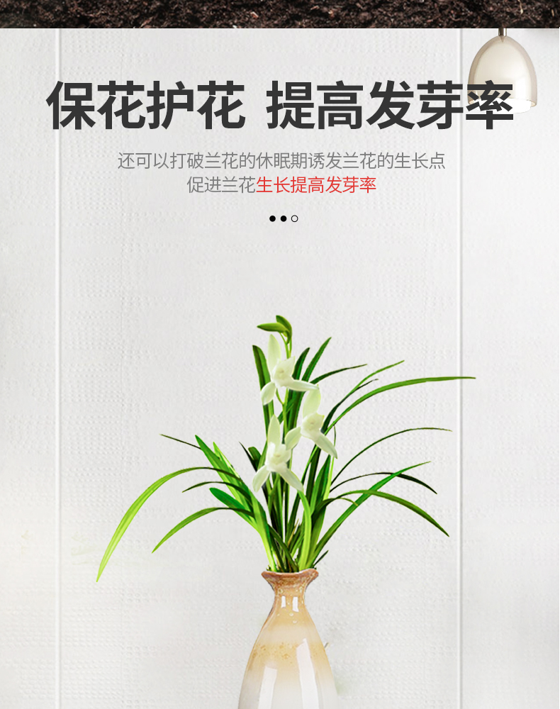 兰花专用肥料营养液em菌营养液君子兰蝴蝶兰建兰墨兰石斛肥兰花专用兰