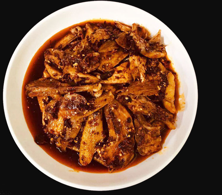 丰都特产鬼城麻辣鸡块土鸡半只加鸡杂半斤重庆私房菜凉拌 麻辣味