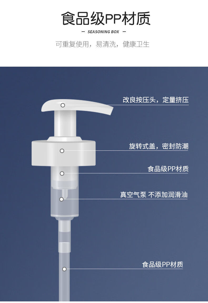 迎新必备蚝油瓶压嘴家用挤耗油神器调料耗油瓶挤压器通用按压式泵头嘴