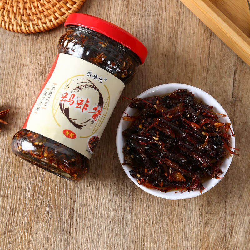 蚂蚱酱 潍坊特产下饭菜蚂蚱酱数果地拌饭微辣香辣辣椒酱佐餐萝卜咸菜