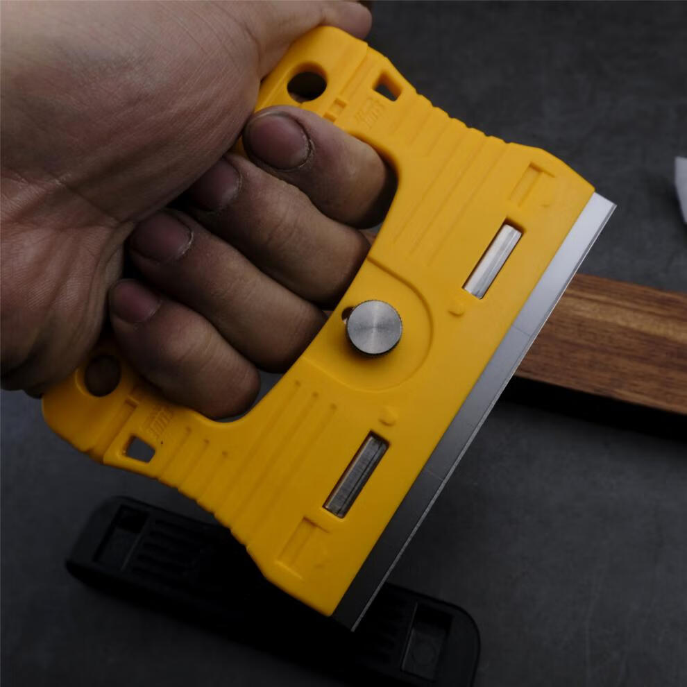 适用228b铲胶刀玻璃清洁刀木工刮刀刨底修平工具本体带3枚剃刀