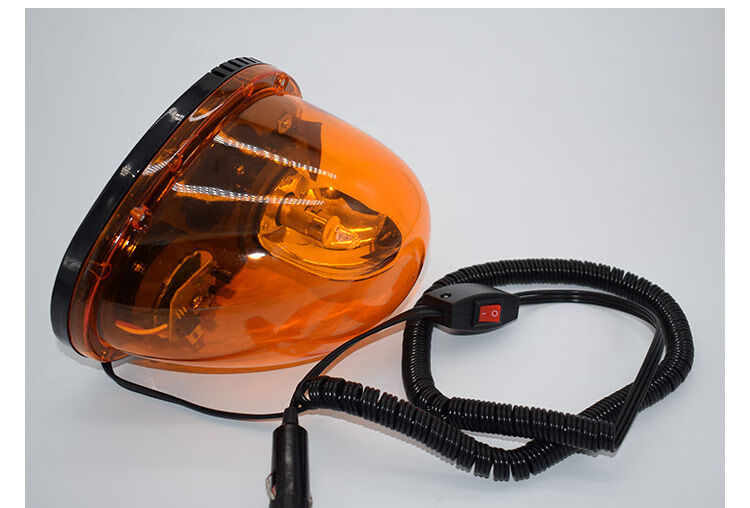 警灯l1201j蜗牛报警灯磁铁车载吸顶式爆闪警示灯1224声光报警器红色12