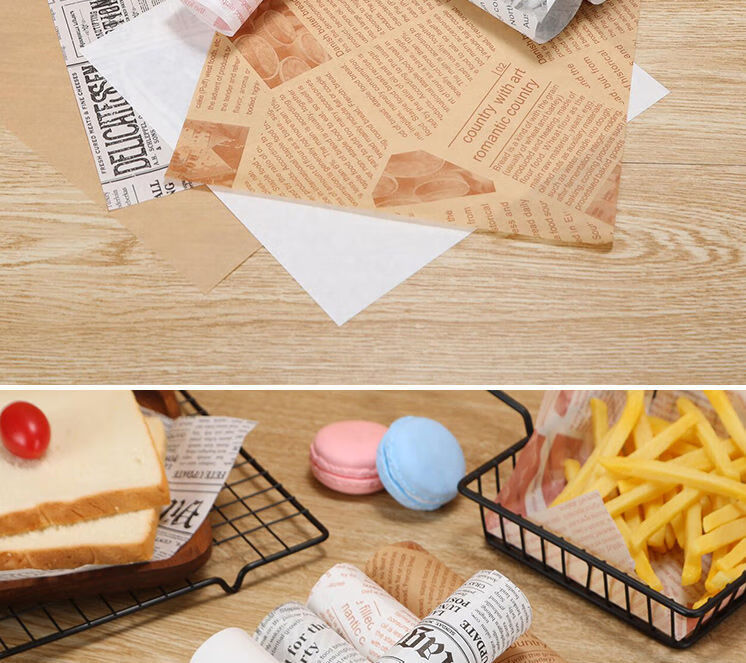 三明治包装纸折法图片