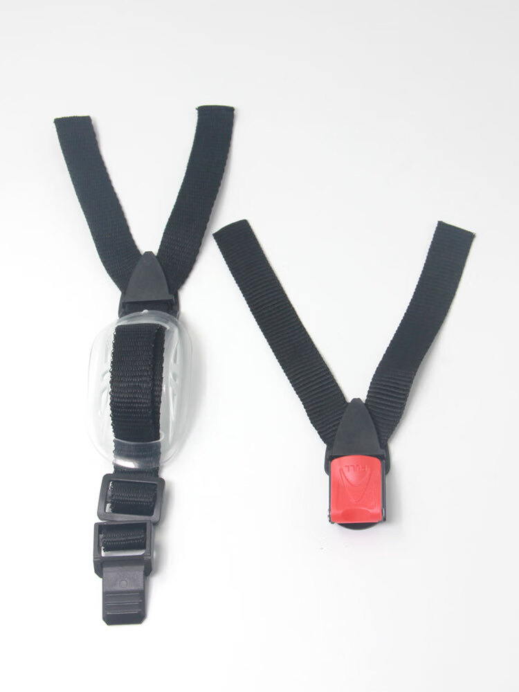 头盔锁扣 电动车头盔下巴带安全锁扣卡扣下巴托固定带锁扣 黑色下巴托