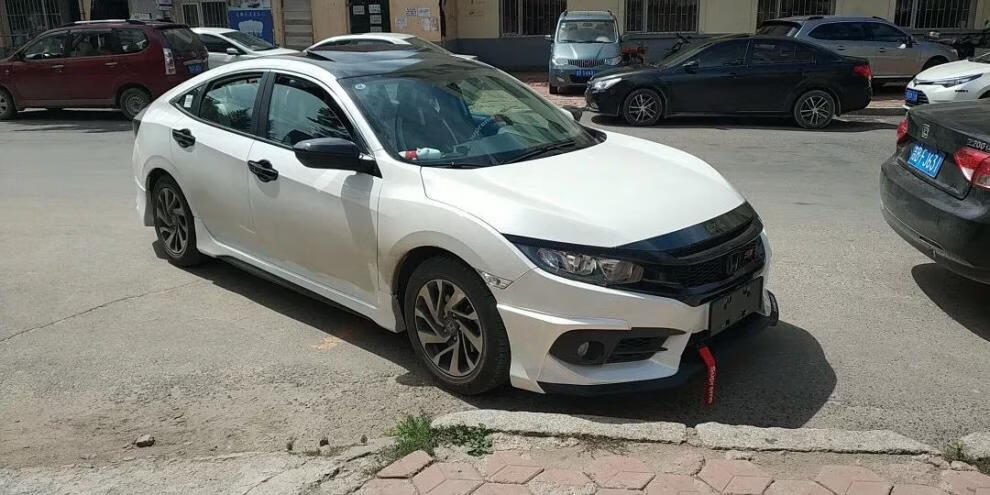 适用于16-20款十代思域侧裙 侧铲 思域泰版侧裙 思域改装件 包围 尾翼