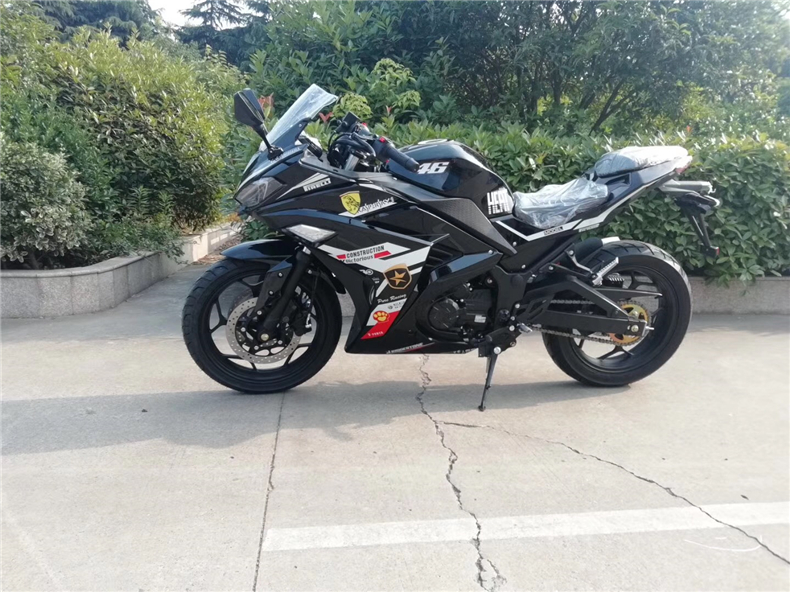 全新国四电喷v6摩托车跑车燃油机车公路趴赛宗申维森克400cc双缸水冷