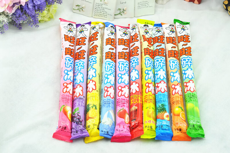 【品牌好物】旺旺旺旺碎冰冰78ml*30根碎碎棒棒冰吸吸冰整箱批发果味
