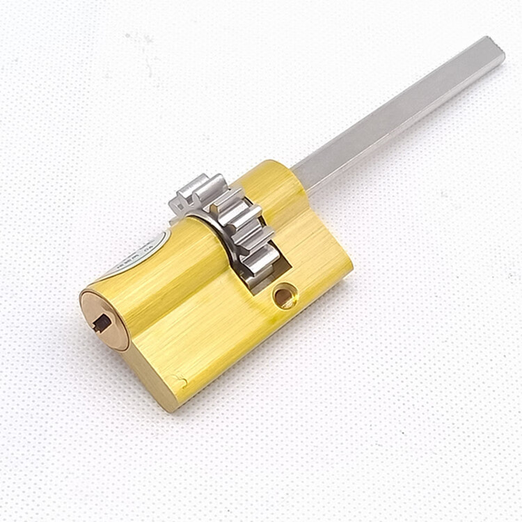 长尾扁杆电子密码 王力指纹锁锁芯 >55mm 通用型 带钥匙【图片 价格