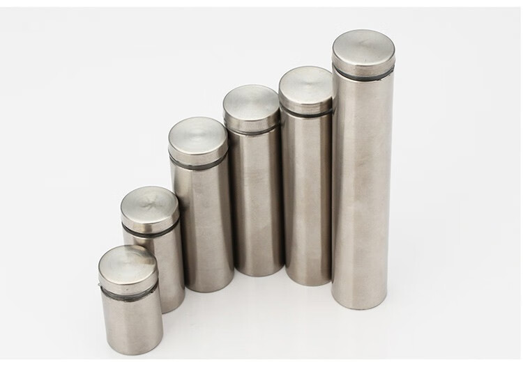 定制亚克力支撑广告牌钉固定玻璃层夹板螺丝帽装饰盖钉不锈钢实心镜钉