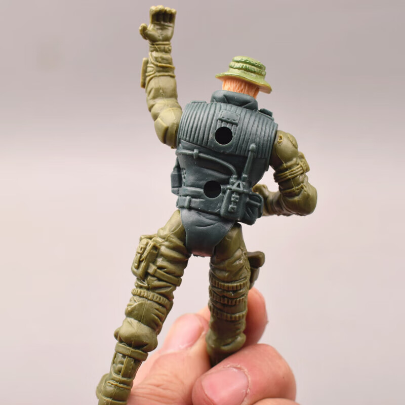 万代(bandai)儿童塑料兵人模型关节可动特种部队套装男孩玩具二战军事