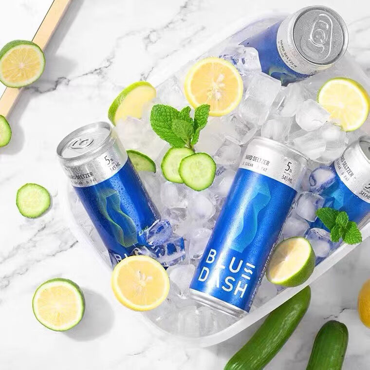 blue dash 布鲁大师5度沁爽青瓜青柠苏打酒少女低度微醺潮饮 青瓜味3