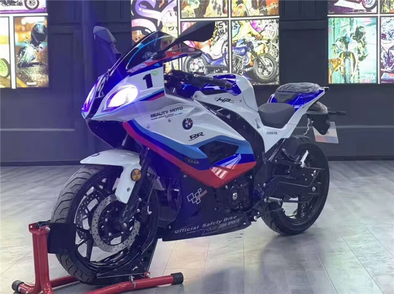 全新国产宝雕双rr摩托车大跑车地平线重型机车双缸水冷400大排量500