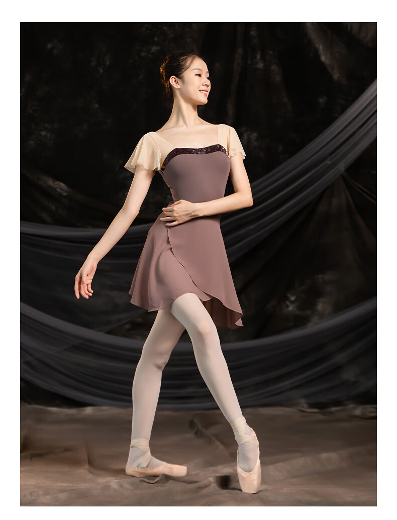 枫岚情 体操服 形体服芭蕾舞练功服连体服舞蹈体操服女艺考训练套装