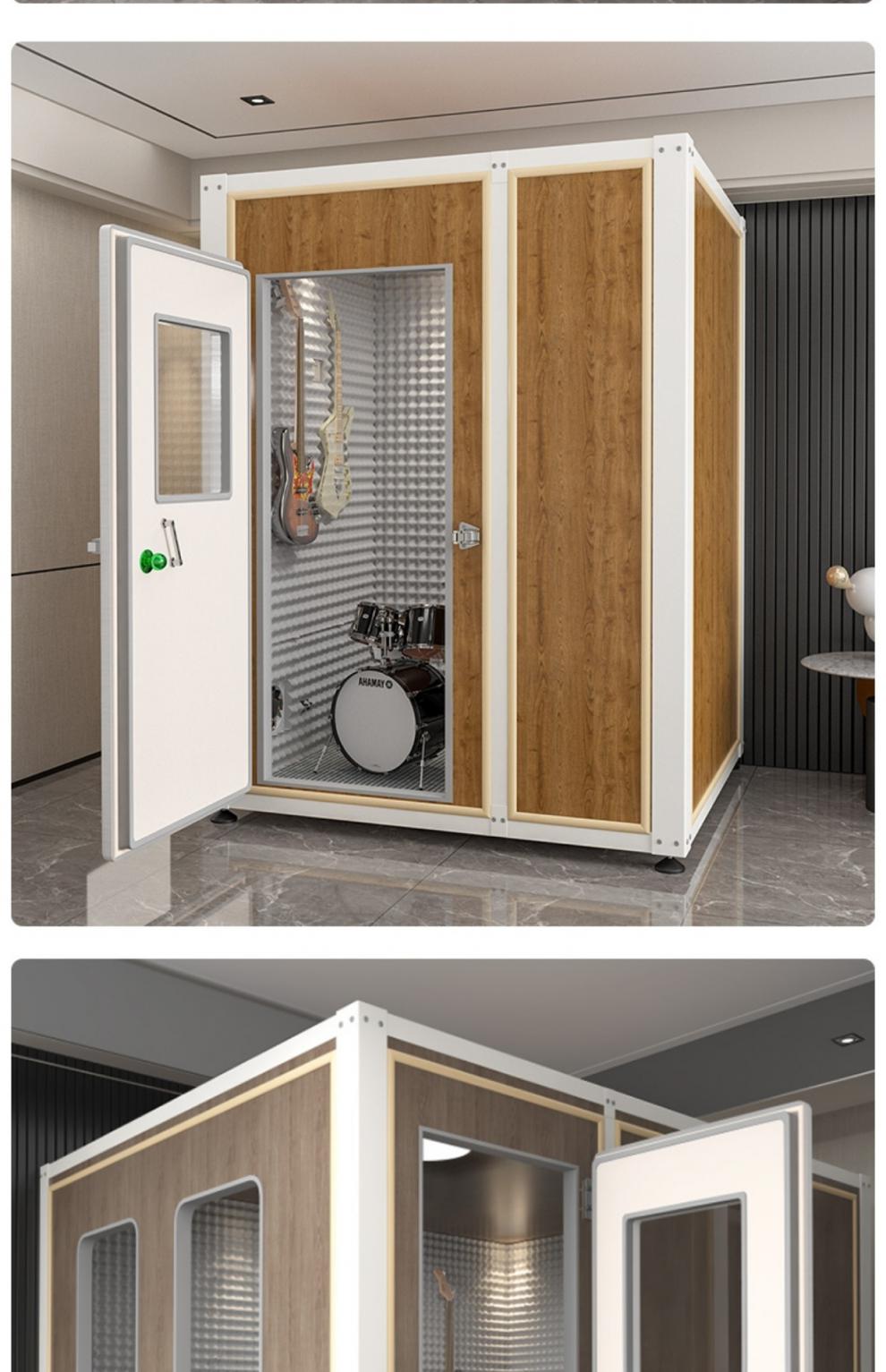 睡眠仓移动家庭隔音房睡眠仓ktv隔音室直播k歌家用仓舱简易架子鼓间隔