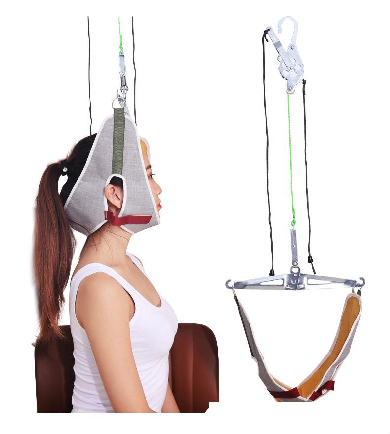 岙筱 悬挂式牵引架全套颈椎牵引带固定吊带医用吊脖子牵引器颈椎颈托