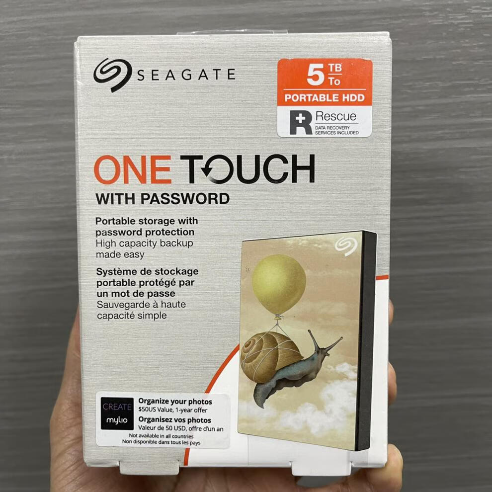 竞帝希捷简5tb睿品5t铭2.5便携移动硬盘usb3.