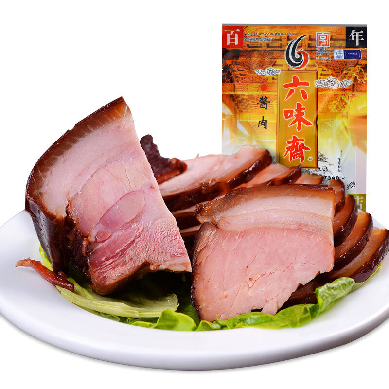 六味斋酱肉 山西特产 中华 六味斋酱肉熟食卤肉酱猪肉真空包装 3袋
