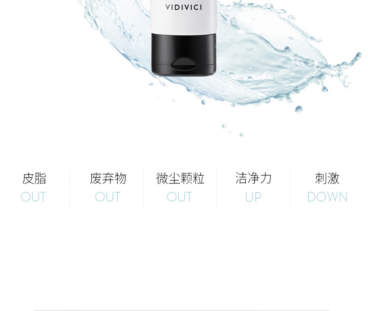 VIDIVICI 【国内保税仓】女神蚕丝洗面奶120ml 温和补水洁面乳深层清洁保湿控油 敏感肌可用 净颜女神蚕丝洗面奶 120ml