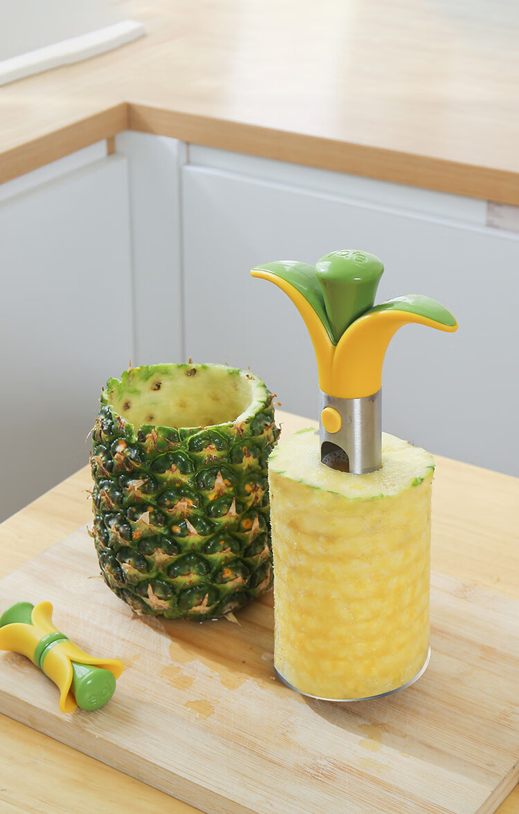 削菠萝神器自动 joie削菠萝神器自动去皮去眼器不锈钢工具家用削皮器