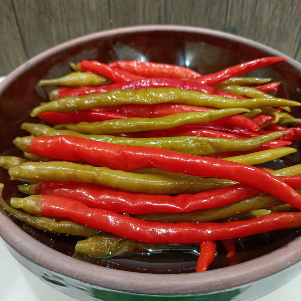 貴州土特產泡辣椒銅仁農家自制紅青酸辣椒老壇二荊條糟辣子海椒1000g