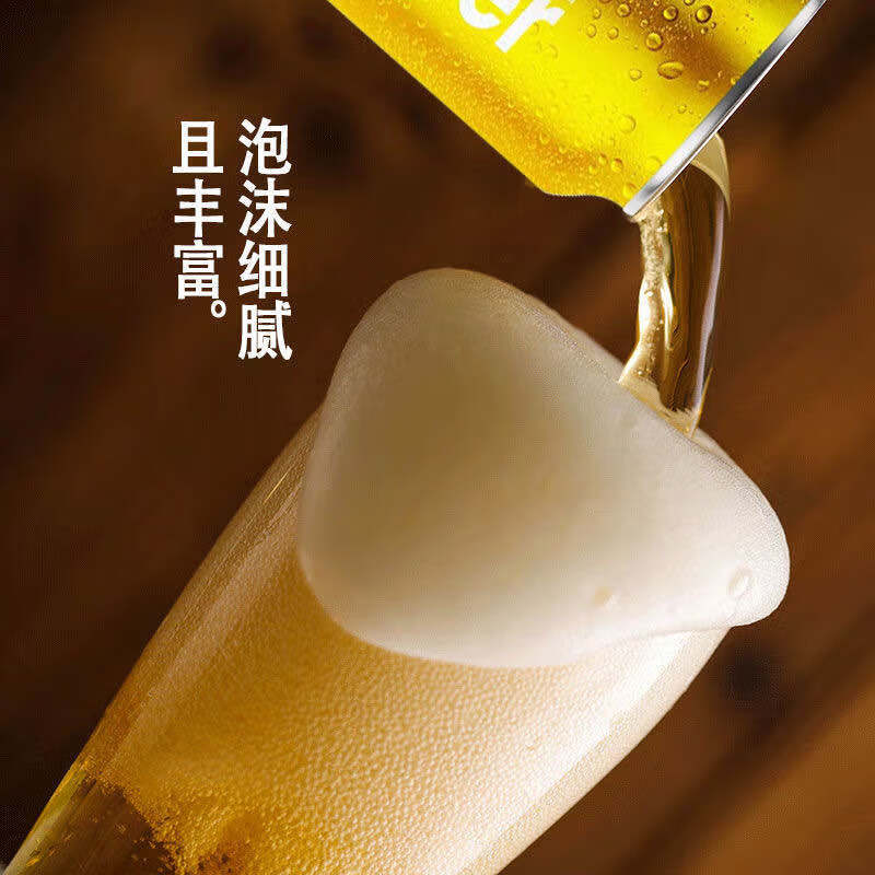 国威 纯生啤酒 500ml 易拉罐听装 熟啤酒 整箱罐装 10度原浆啤酒 金星