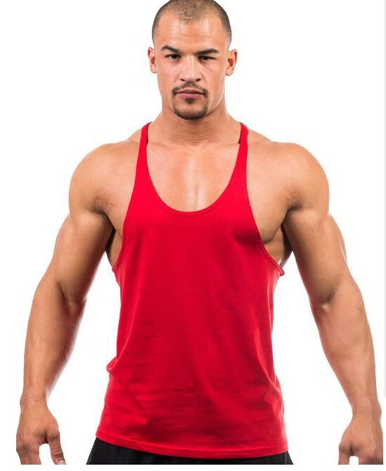 背心男士 健美撸铁健身 健身健美工字背心运动跨栏男夏宽松男汗背心