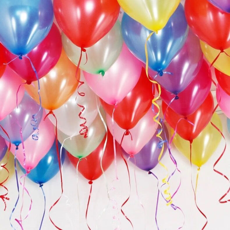 气球彩带气球丝带彩带绑绳生日婚庆节庆房间布置用品场景装饰扎带气球