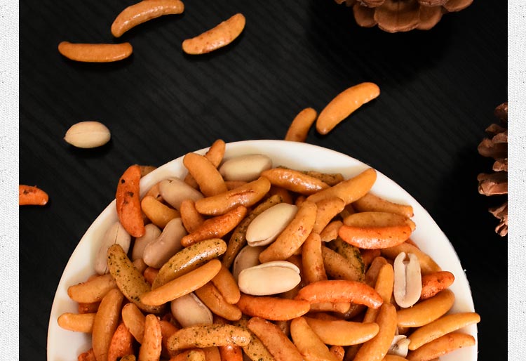 柿种米果零食500g国民下酒菜柿子籽花生办公室休闲食品 随意搭配口味