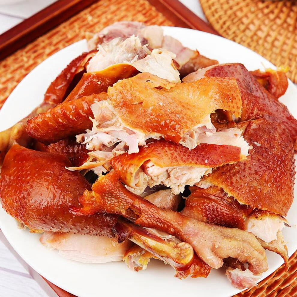大吉大利今晚吃扒鸡东北特产老式烧鸡750g传统熏鸡即食熟食卤味古法