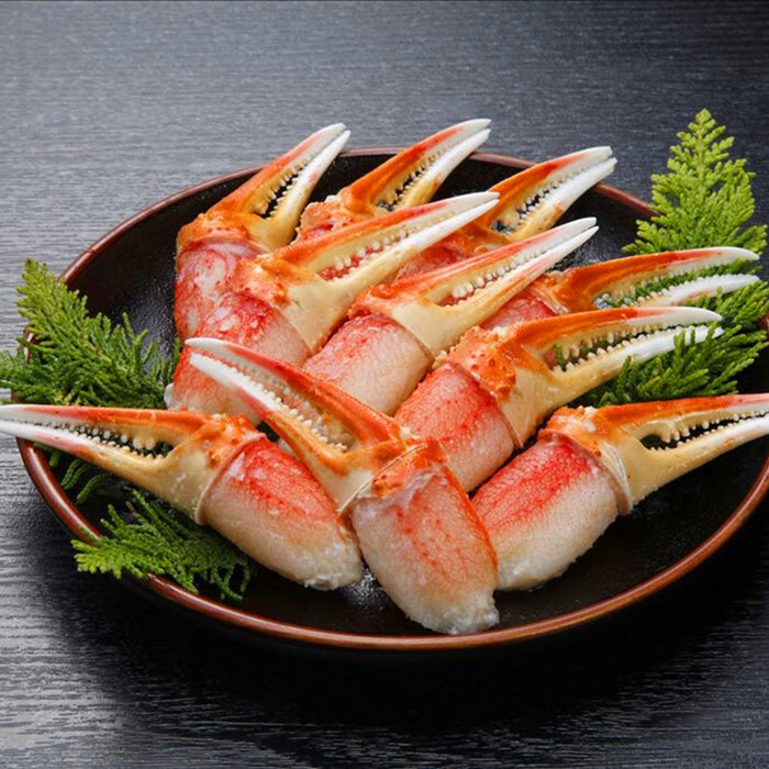 雪蟹腿1kg包生冻雪蟹钳二本爪新鲜水产鳕蟹腿冷冻雪蟹蟹腿肉顺丰