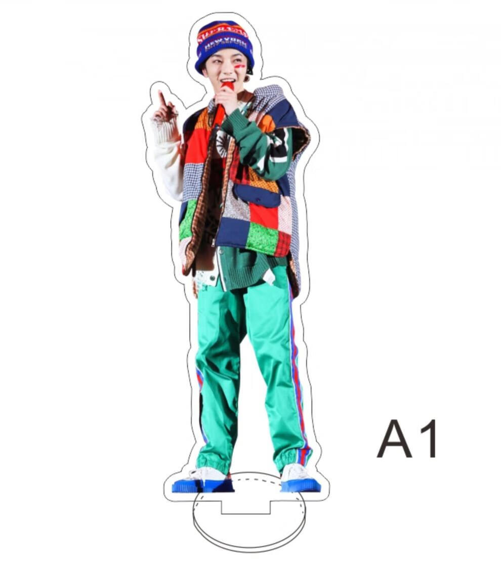 华晨宇人形立牌华晨宇应援物周边亚克力人形立牌定制花花桌面摆件七夕