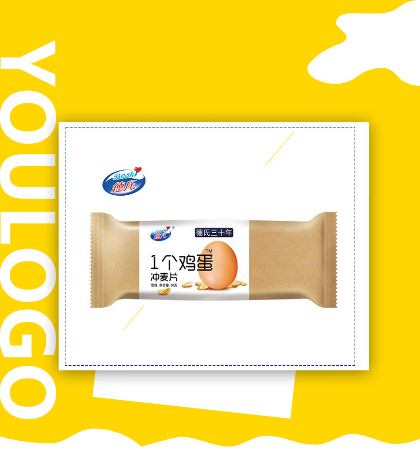 德氏一个鸡蛋冲麦片雪糕冰淇淋牛奶网红冰激凌整箱批散装新品 一个