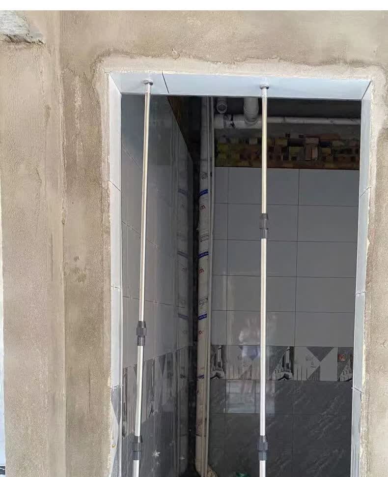 瓷砖顶高杆不锈钢贴瓷砖辅助工具加厚顶杆伸缩杆瓷砖顶高神器第3代双