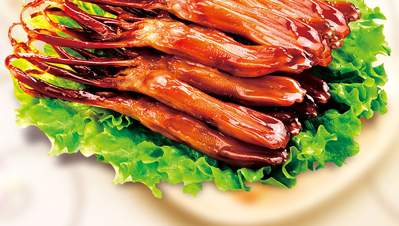 爽康 鸭舌头温州特产酱鸭舌麻辣零食休闲肉类小吃年货500g 腾旺纳跃 