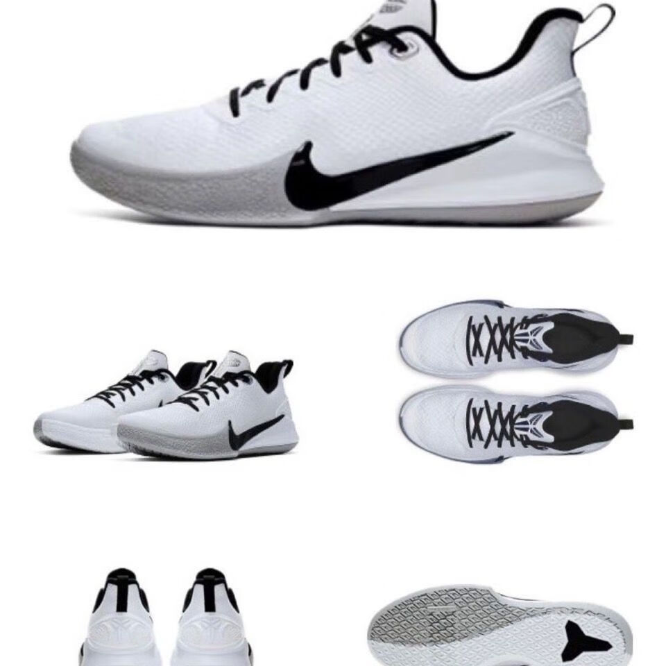 官网同款 mamba focus 曼巴5篮球鞋 学生透气实战气垫男子运动鞋dtck