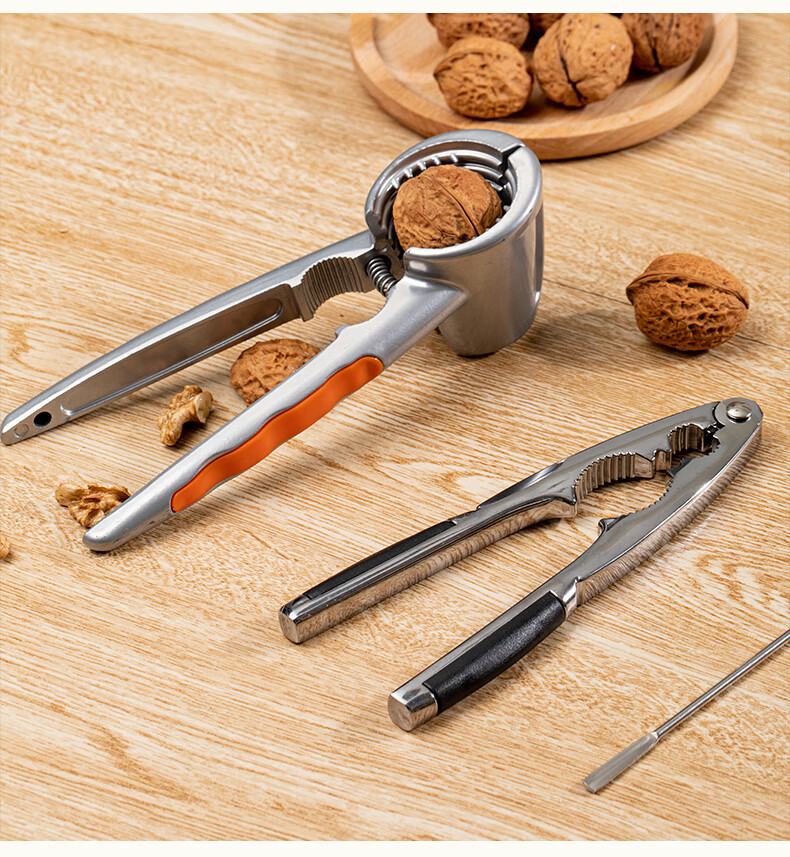 杏核破壳机 夹核桃夹子家用神器榛子开壳器坚果山核桃钳子剥壳器胡桃